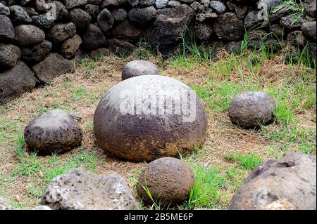 Osterinsel, Ahu Te Pito Kura Stockfoto