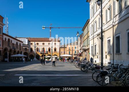 Piazza del Popolo, Ravenna, Italien Stockfoto