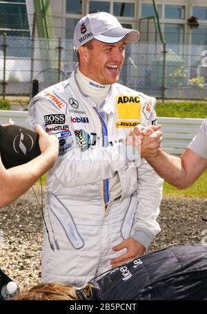 Nürnberg, Deutschland. August 2009. Nürnberg, Deutschland - August 2009: Motorsport/DTM: Deutsche Touring Cars Championship mit Pilot Ralf Schumacher für Mercedes. Schuhmacher, Ralph Nutzung Worldwide Credit: Dpa / Alamy Live News Stockfoto