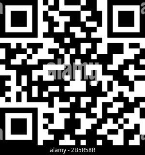 Sample QR-Code Symbol Stock Vektor