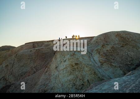 Tod Valley, Kalifornien/USA - 30. Oktober 2019 Zabriskie Point, Tod Valley National Park, Kalifornien. Einer der besten Orte im Tal Des Todes zu sehen Stockfoto