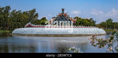Tempel der antiken Stadt, Muang Boran in Bangkok Thailand Stockfoto