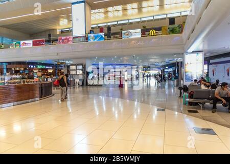 Innenbereich des Terminals 3 im Indira Gandhi International Airport. Neu-Delhi. Indien Stockfoto