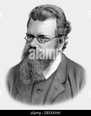 Ludwig Eduard Boltzmann 1844-1906 Österreichischer Physikphilologe Stockfoto