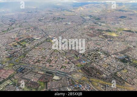 Straßen von Bogota in Kolumbien Stockfoto