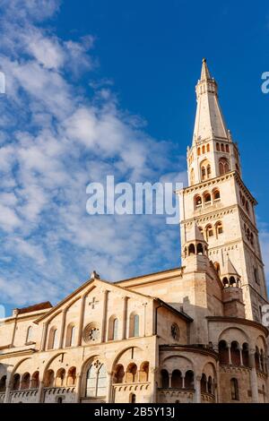 Sonnenuntergang in Modena, Emilia Romagna, Italien Stockfoto