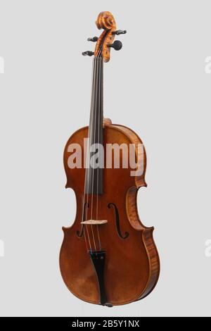 Zeitgenössische kremonesische Viola von Marianne-Jost Luthier Stockfoto