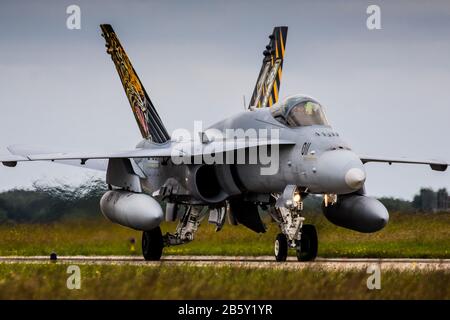 Swiss Air Force McDonnell-Douglas F-A-18C Hornet J-5011-3 Stockfoto