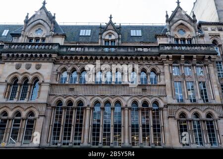 Die alte Glasgower Börse an Nelson Mandela Place, Glasgow, Schottland Stockfoto