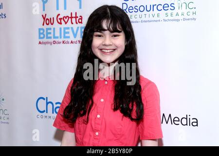 The 6th Annual Voices For the Voiceless concert Beneficient You Gotta Believe Held at The Town Hall - Arrivals. Mit: Savvy Crawford Where: New York, New York, Vereinigte Staaten Wann: 07. Feb 2020 Credit: Joseph Marzullo/WENN.com Stockfoto