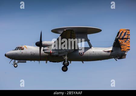 Flottille 24F Grumman E-2C Hawkeye 165456/'2' NATO Tiger Meet Stockfoto