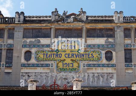 Tanger, ehemaliger Freihafen an der Meidterranischen Küste Stockfoto