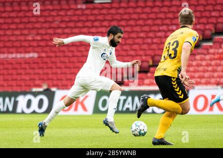 Kopenhagen, Dänemark, 08. März 2020. Michael Santos (18.) vom FC Kopenhagen beim 3F-Superliga-Spiel zwischen dem FC Kopenhagen und dem AC Horsens bei Telia parken. (Foto: Gonzales Foto - Dejan Obretkovic). Stockfoto