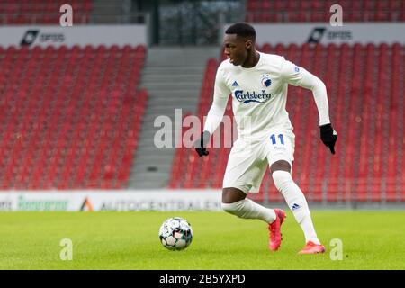 Kopenhagen, Dänemark, 08. März 2020. Mohamed Daramy (11.) vom FC Kopenhagen beim 3F Superliga-Spiel zwischen dem FC Kopenhagen und dem AC Horsens bei Telia parken. (Foto: Gonzales Foto - Dejan Obretkovic). Stockfoto