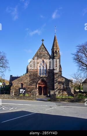 Kirche St Olaves in North Ramsey, Insel Man Stockfoto