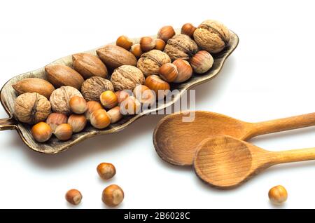 Nüsse mischen sich für eine gesunde Ernährung Stockfoto