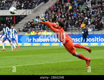 Berlin, Deutschland. März 2020. Torwart Stefanos KAPINO (HB), Fußball 1. Bundesliga, 25. Spieltag, Hertha BSC Berlin (B) - SV Werder Bremen (HB) 2:2, am 07.03.2020 in Berlin/Deutschland. Weltweite Nutzung Credit: Dpa/Alamy Live News â Stockfoto