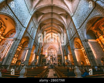 Die Capela dos Ossos, Kapelle der Knochen in Evora Portugal Stockfoto
