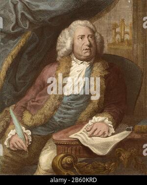 William BOYCE (1711-1779) englischer Komponist und Organist Stockfoto