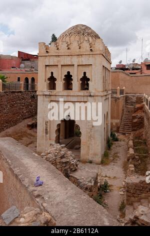 Almoravid Koubba - ein kleines Denkmal aus dem 12. ct. Stockfoto