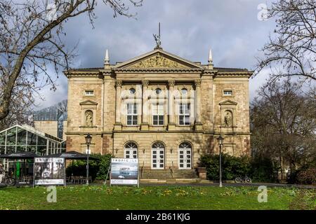 Das Deutsche Theater in Göttingen, Niedersachsen, Deutschland, Theater am Deutschen Theater in Göttingen, Niedersachsen, Deutschland, Europa Stockfoto