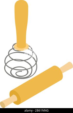 Backsymbol, isometrischer Stil festlegen Stock Vektor