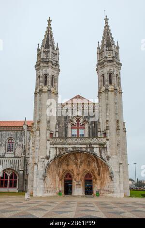 Lissabon, Portugal - 1. März 2020: Eintritt des Marinemuseum, Lissabon, Portugal Stockfoto