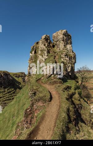 Castle Ewen in Glen Conon in der Nähe von Big auf Der Insel Skye Scotland Stockfoto