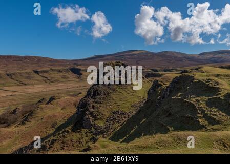 Castle Ewen in Glen Conon in der Nähe von Big auf Der Insel Skye Scotland Stockfoto