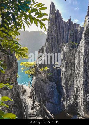 Barracuda See in Coron, Palawan, Philippinen Stockfoto