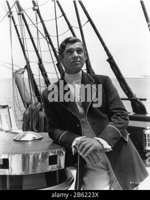 Clark GABLE Portrait as Fletcher Christian in MEUTERY ON THE BOUNTY 1935 Director FRANK LLOYD Book Charles Nordhoff and James Norman Hall Metro Goldwyn Mayer Stockfoto