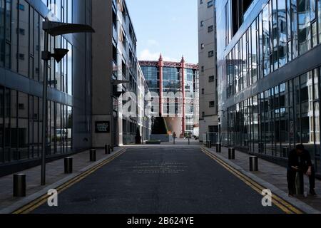 Die Gasworks Apartments in Dublin, Irland. Stockfoto