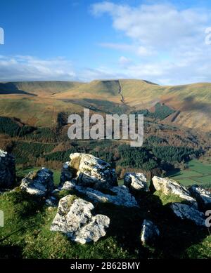 Waun von Rydd Bryniau Gleision, in der Nähe von Talybont, Brecon Beacons National Park, Powys, Wales. Stockfoto