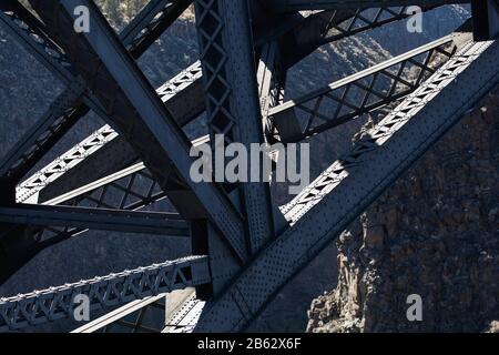 Rex Barber Memorial Bridge in Oregon Stockfoto