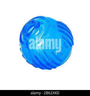 Ein Leckerbissen Dog Zahnkauen Spielzeug auf weißem Hintergrund. Stockfoto