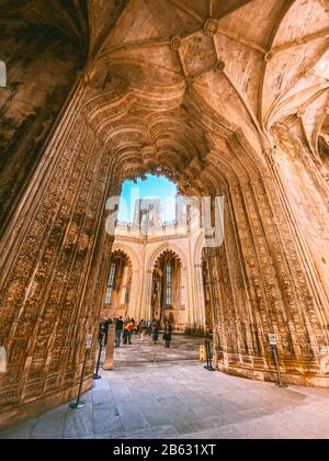 Batalha-Kloster in Portugal, in Europa Stockfoto