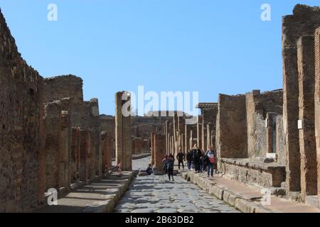 Veduta di Pompei Stockfoto
