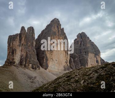 Tre Cime di Lavaredo Stockfoto