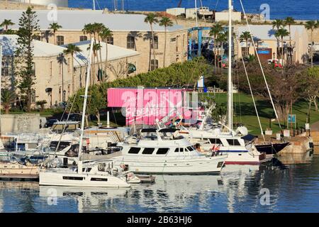 Marina, Royal Naval Dockyard, West End, Sandys Parish, Bermuda Stockfoto