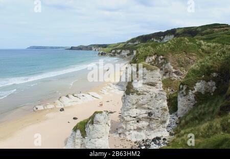 Whiterocks Beach, Portrush, County Antrim, N. Ireland Stockfoto