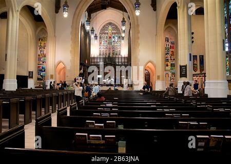 Kircheninnenraum - Metropolitan United Church Stockfoto