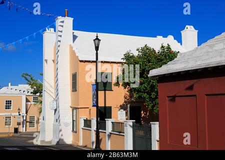 National Trust Museum (ehemaliges Globe Hotel), Town of St. George, St. George's Parish, Bermuda Stockfoto