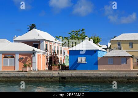 Waterfront, Town of St. George, St. George's Parish, Bermuda Stockfoto