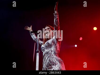 Delain Tritt bei Manchester O2 Ritz Auf Mit: Delain, Charlotte Wessels Where: Manchester, Großbritannien When: 07 Feb 2020 Credit: Sakura/WENN.com Stockfoto