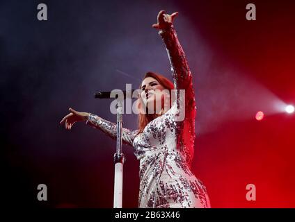 Delain Tritt bei Manchester O2 Ritz Auf Mit: Delain, Charlotte Wessels Where: Manchester, Großbritannien When: 07 Feb 2020 Credit: Sakura/WENN.com Stockfoto