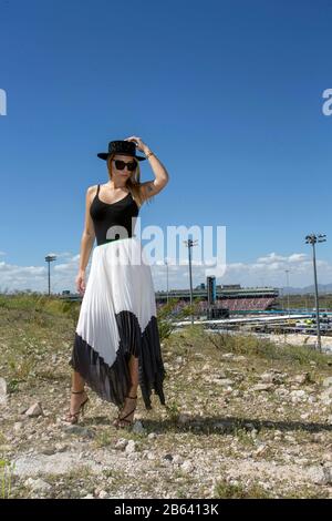 Avondale, Arizona, USA. März 2020. Ashley Busch fährt auf dem Phoenix Raceway in Avondale, Arizona, zum FanShield 500. (Bild: © Logan Arce/ASP) Stockfoto