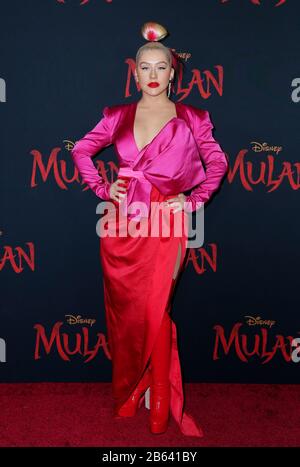 Hollywood, USA. März 2020. Rapsody Walking the Red teppich at Premiere Von Disneys "Mulan" am 9. März 2020 im Dolby Theatre in Hollywood, Kalifornien USA (Foto von Parisa Afshahi/Sipa USA) Credit: SIPA USA/Alamy Live News Stockfoto