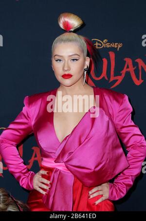 Hollywood, USA. März 2020. Rapsody Walking the Red teppich at Premiere Von Disneys "Mulan" am 9. März 2020 im Dolby Theatre in Hollywood, Kalifornien USA (Foto von Parisa Afshahi/Sipa USA) Credit: SIPA USA/Alamy Live News Stockfoto