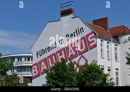 Bauhaus, Werbung, Fregestraße, Steglitz, Berlin, Deutschland Stockfoto