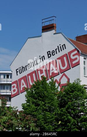 Bauhaus, Werbung, Fregestraße, Steglitz, Berlin, Deutschland Stockfoto